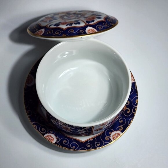 Japanese Kutani Porcelain Tea Set With Floral & Gold Kozan Gama (Kozan Kiln) VTG - Picture 10 of 12